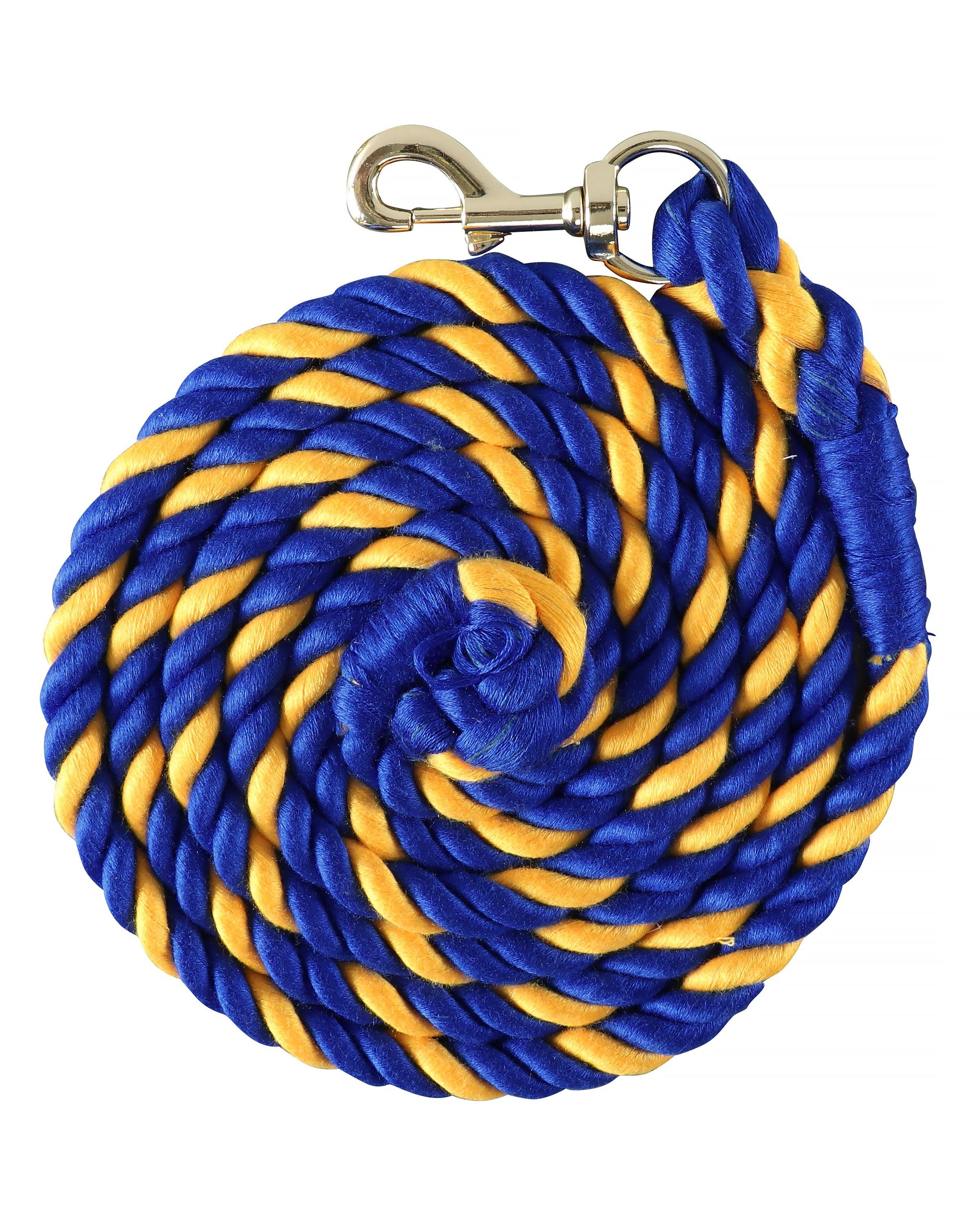 10' Two-Tone Cotton Lead Rope - 3/4 inch