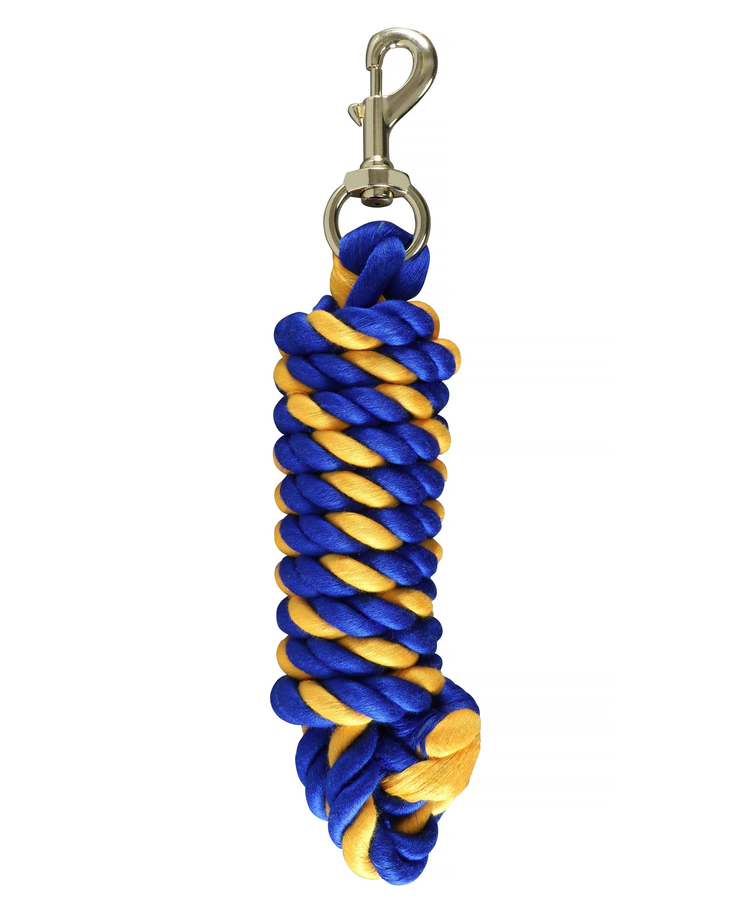 10' Two-Tone Cotton Lead Rope - 3/4 inch - Image 3