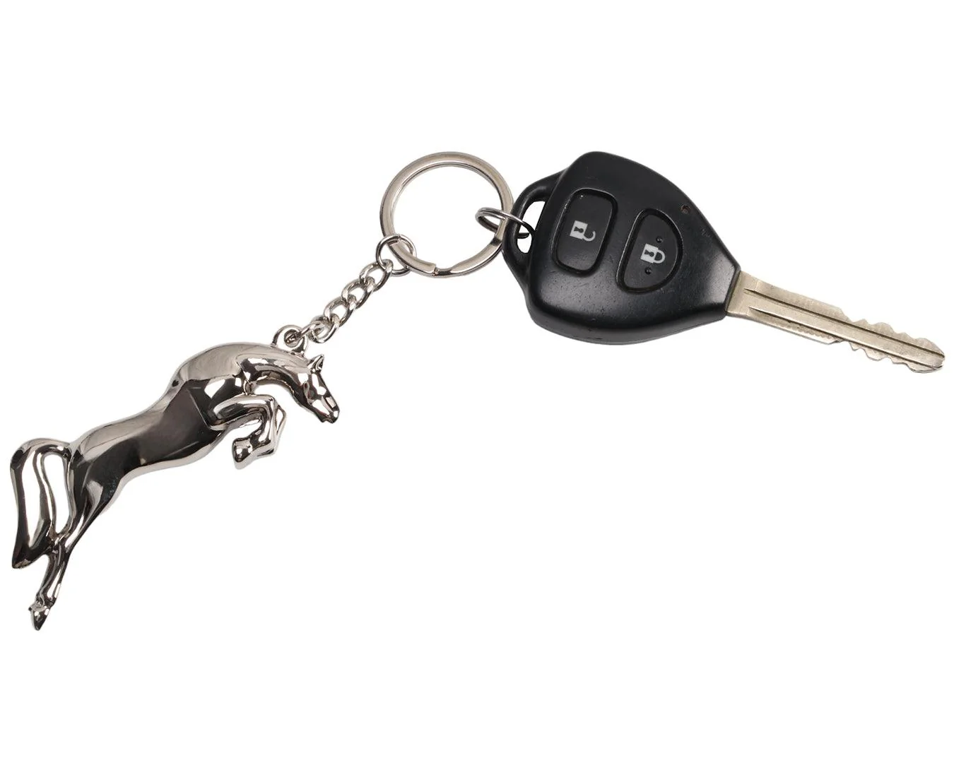 Silver Show Jumper Keyring - Image 2