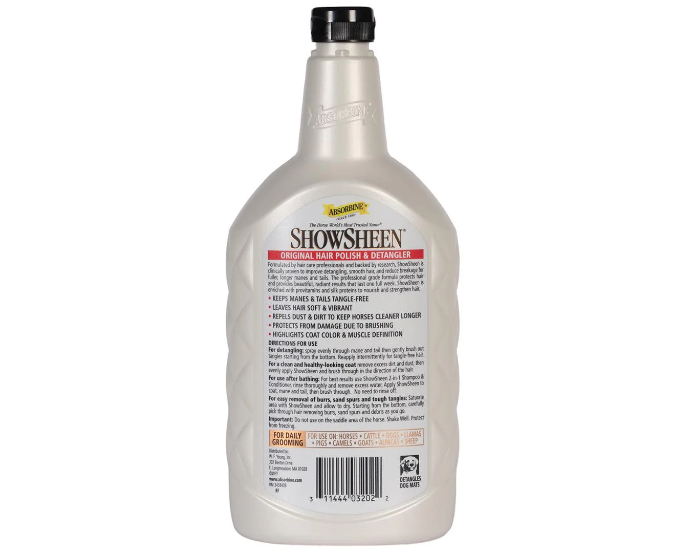 Absorbine ShowSheen® Hair Polish & Detangler - Image 4
