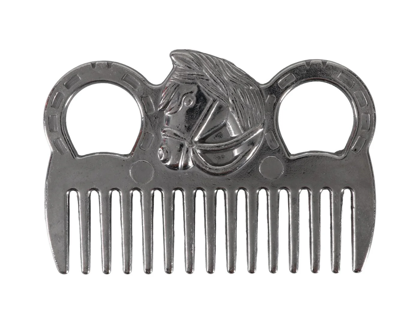 Aluminium Horsehead Mane Comb