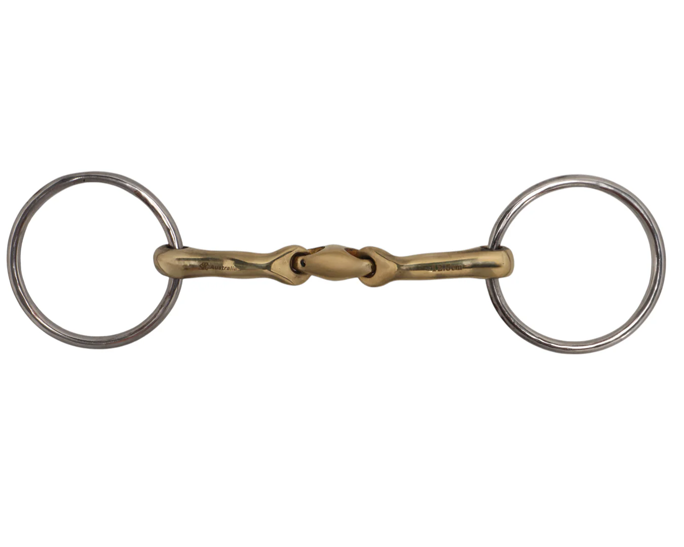 Angled Lozenge Loose Ring Training Snaffle Bit