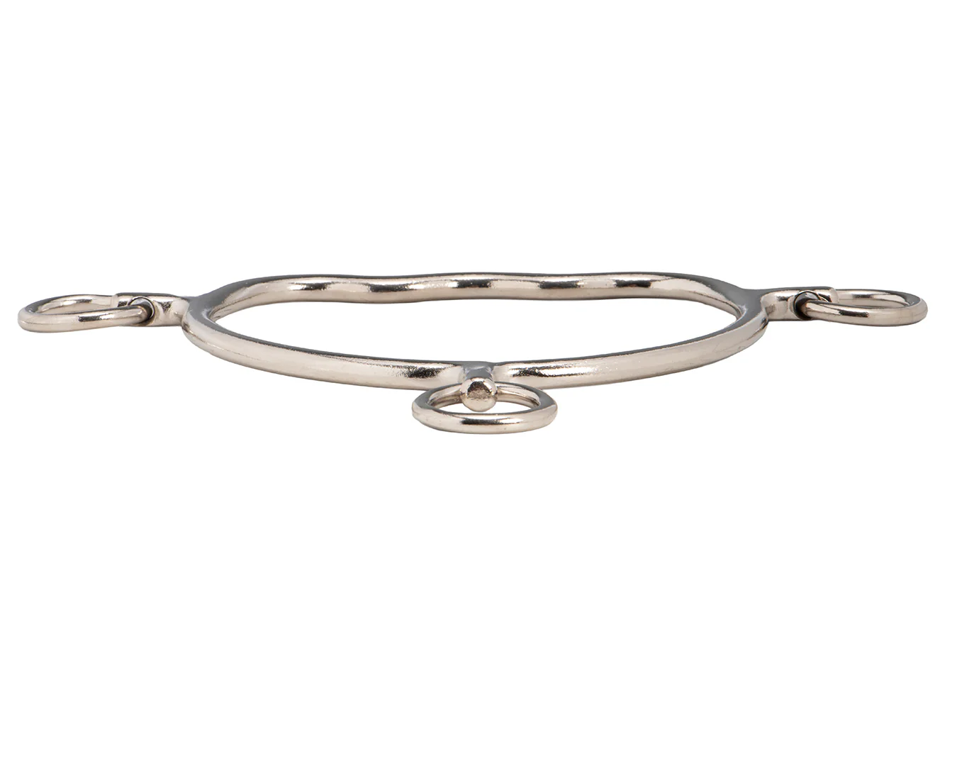 Anti-Rear Bit with Wave Mouth - Chrome Plated Steel - Image 3