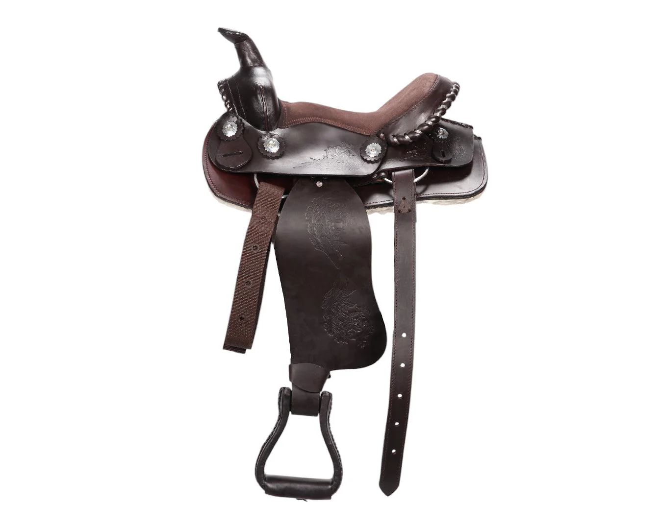 Argyle Pony Western Saddle 13" Seat - Image 2