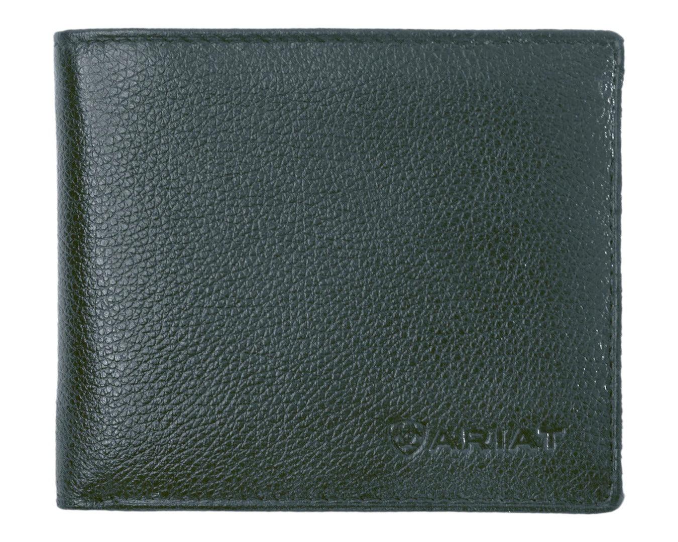 Ariat Bi-Fold Wallet - Black Leather