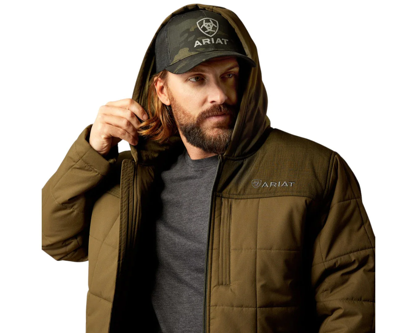 Ariat Crius Insulated Hooded Jacket - Image 4