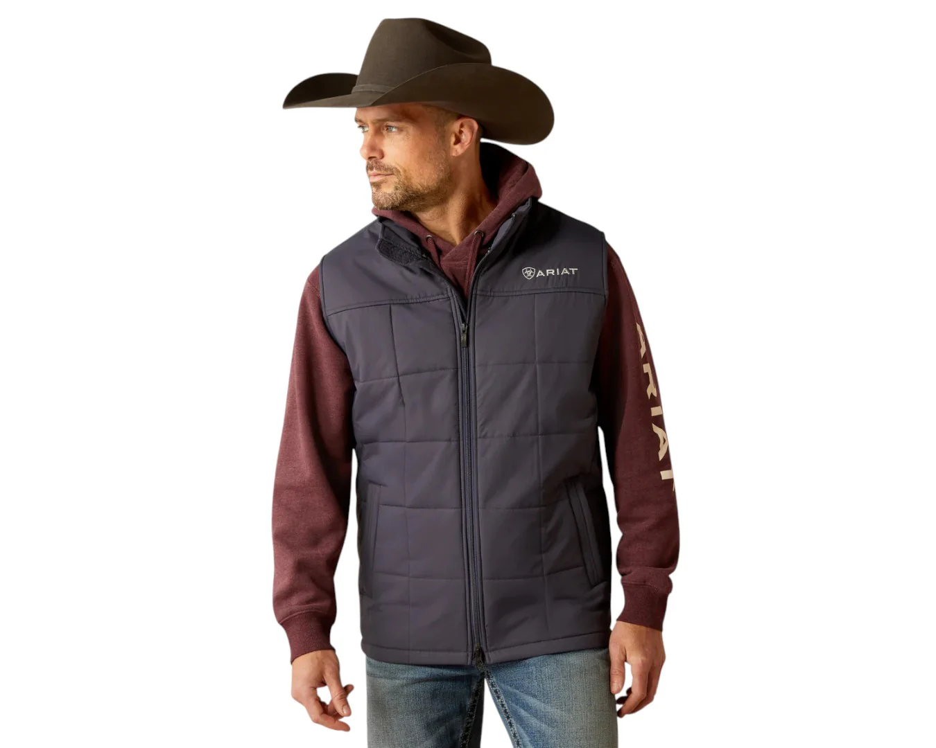 Ariat Crius Insulated Vest - Odyssey Grey