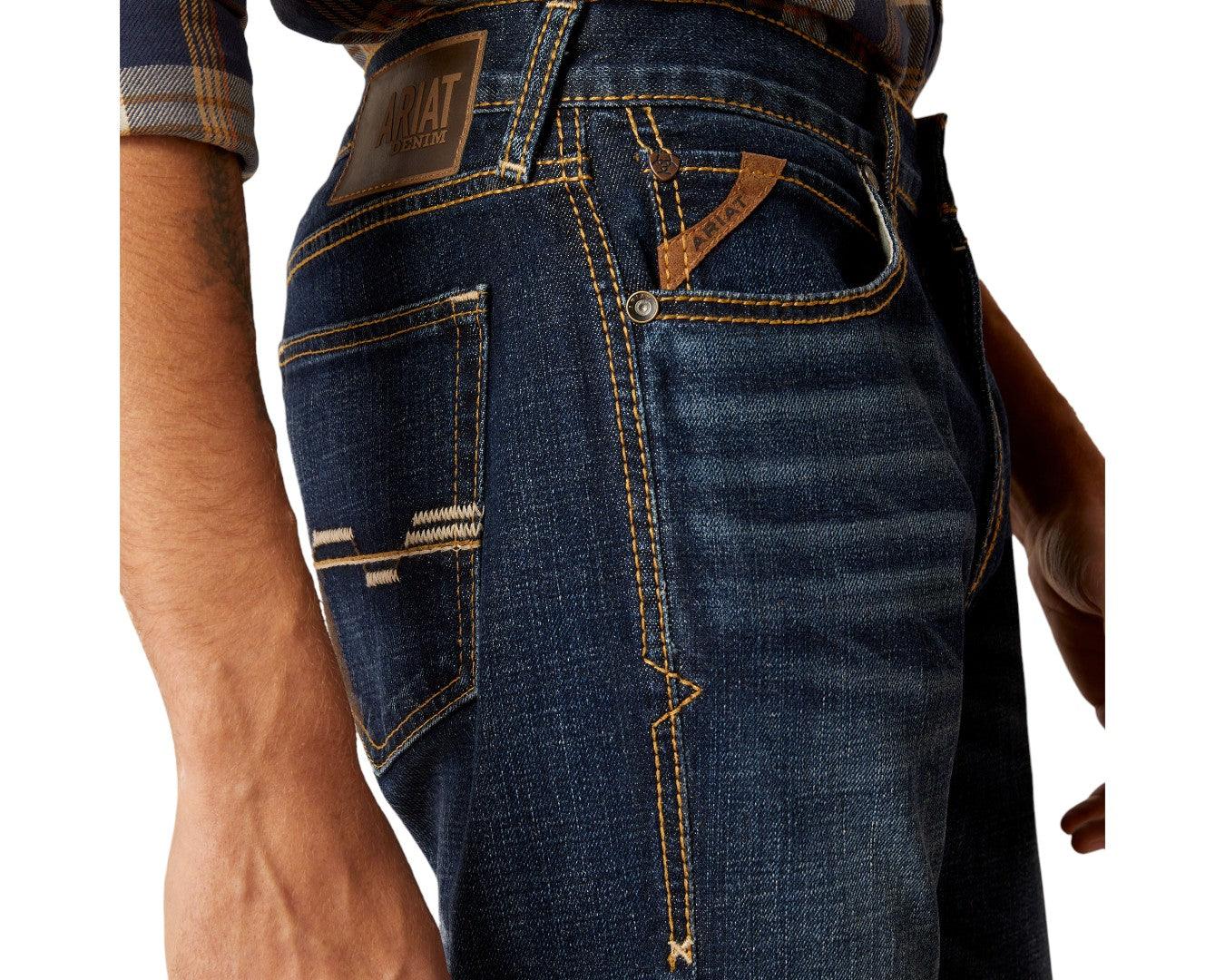 Ariat Men's M8 Modern Slim Stretch Reese Jeans - Image 4