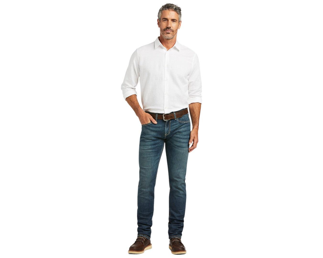 Ariat Men's M8 Slim Leg Jeans - Image 3