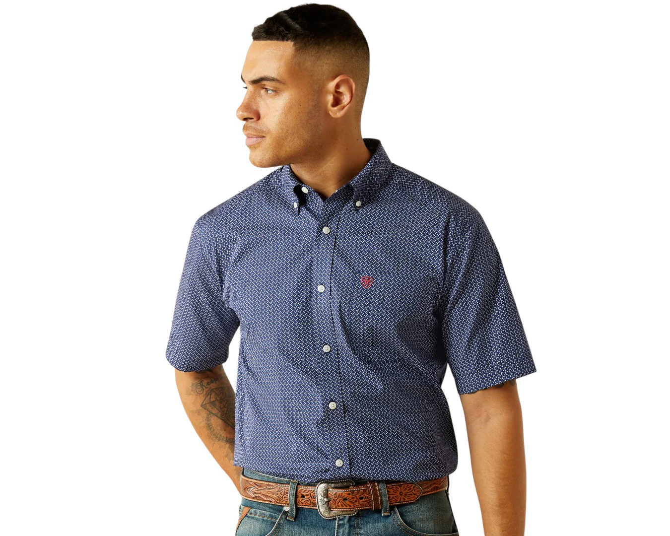 Ariat Men's Wrinkle Free Davis Shirt - Image 2