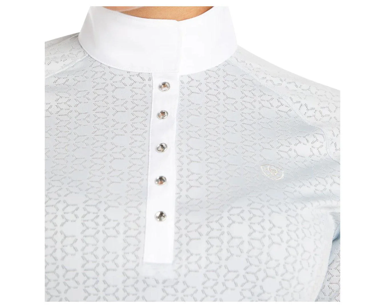 Ariat Womens Showstopper Shirt - Grey - Image 3
