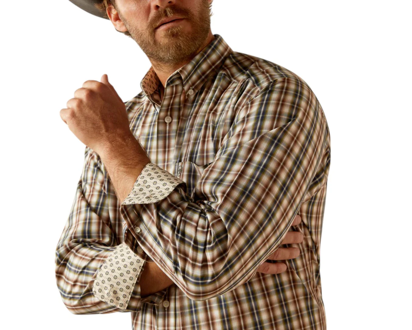Ariat Wrinkle Free Folk Classic Fit Shirt - Image 3