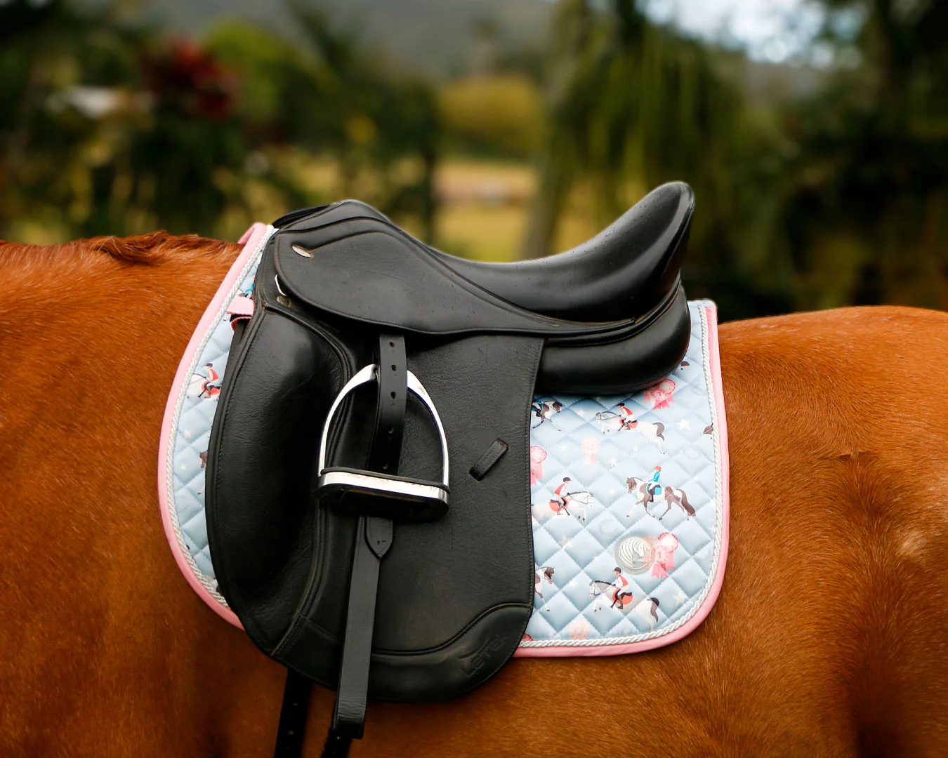 Bambino Pony Print Saddle Pad