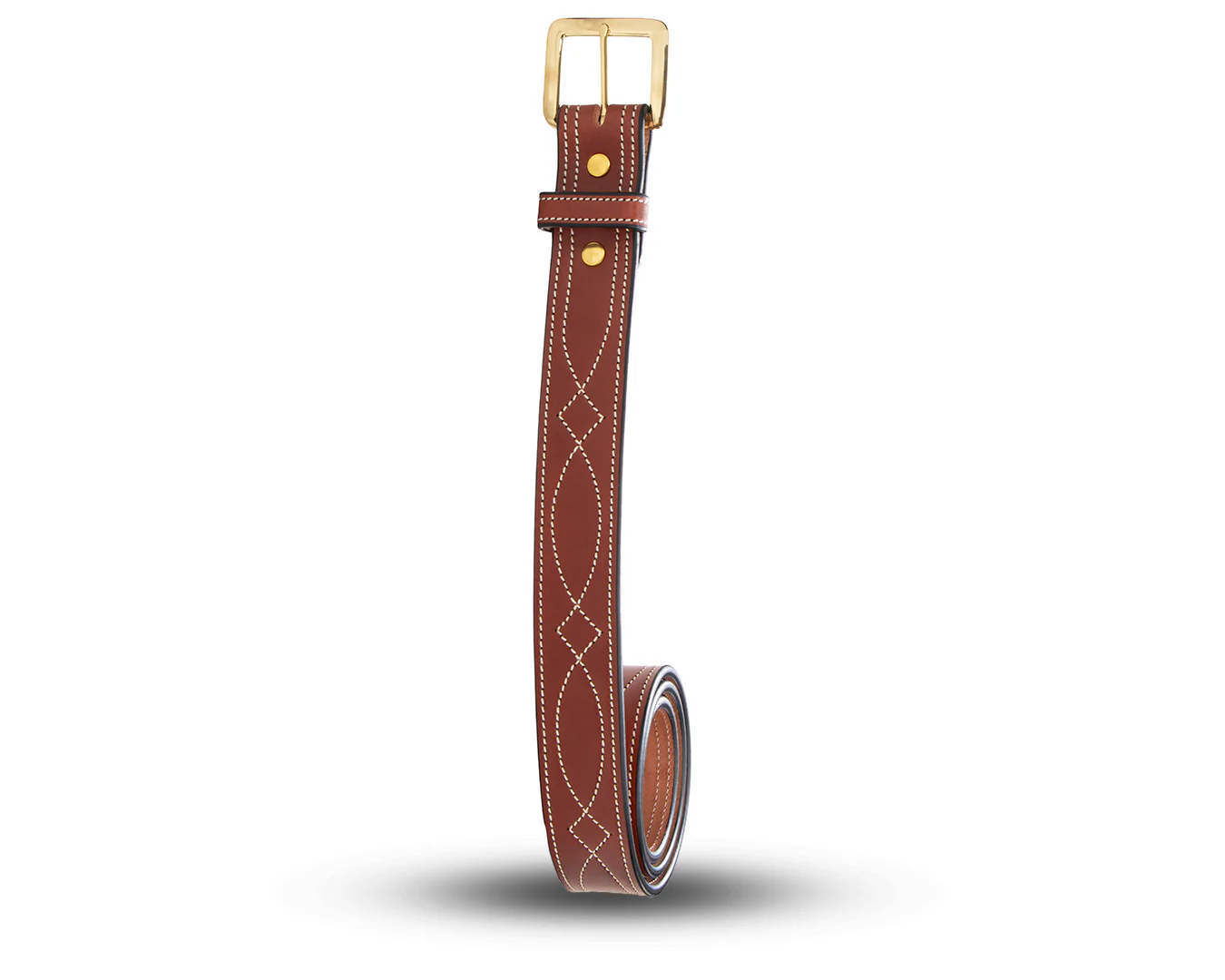 Becca Fancy Stitch Gun Belt 1 1/2 Inch - Image 3