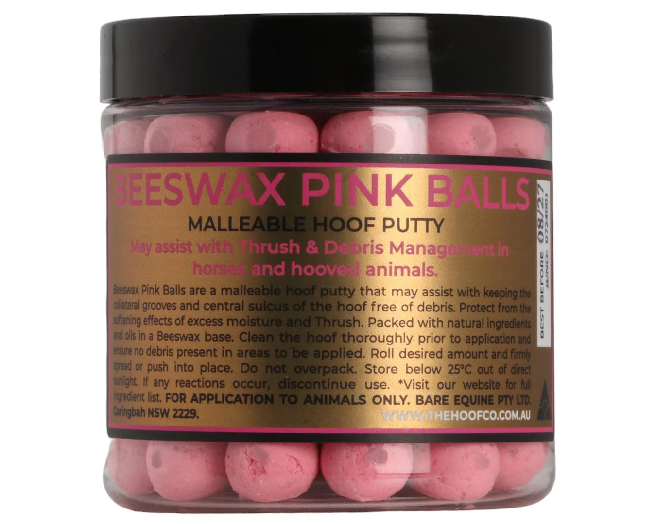 Beeswax Pink Balls: Innovative Hoof Putty for Thrush Management - Image 5