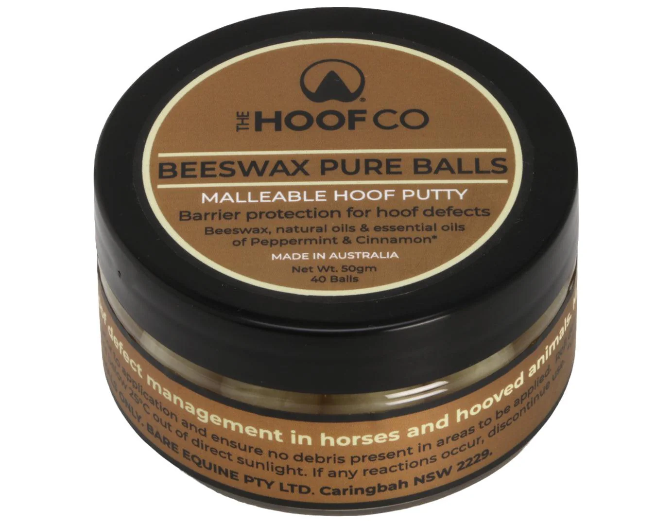 Beeswax Pure Balls: Natural Hoof Defect Management Solution