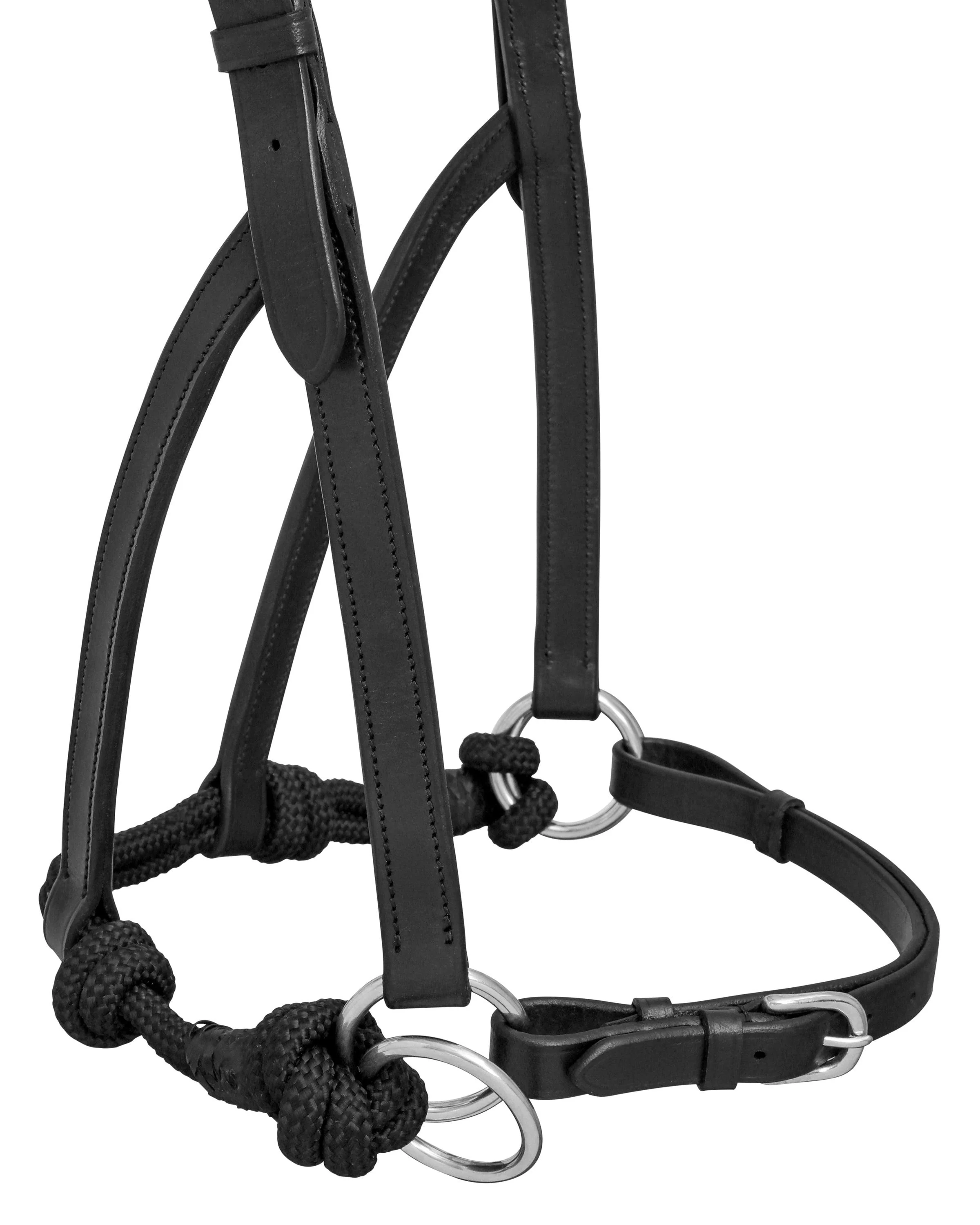 Jeremy & Lord Bitless Bridle with Knotted Noseband - Image 3
