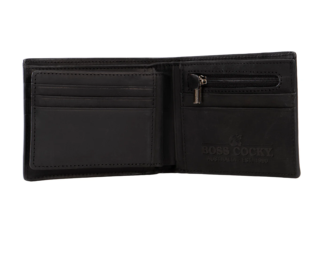 Boss Wallet Crazy Horse -Black - Image 2
