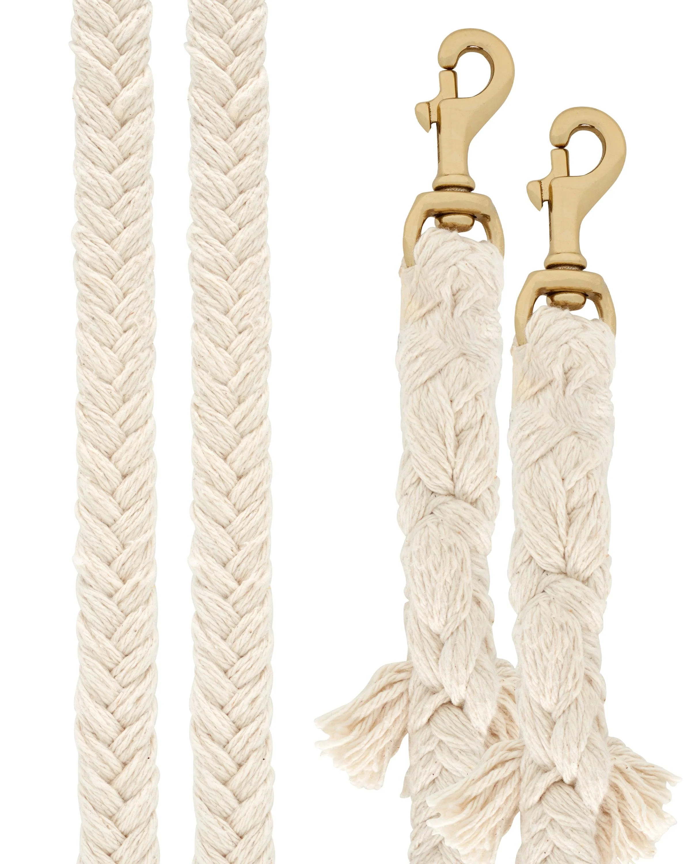 Braided Cotton Roping Rein w/Snap - Image 2