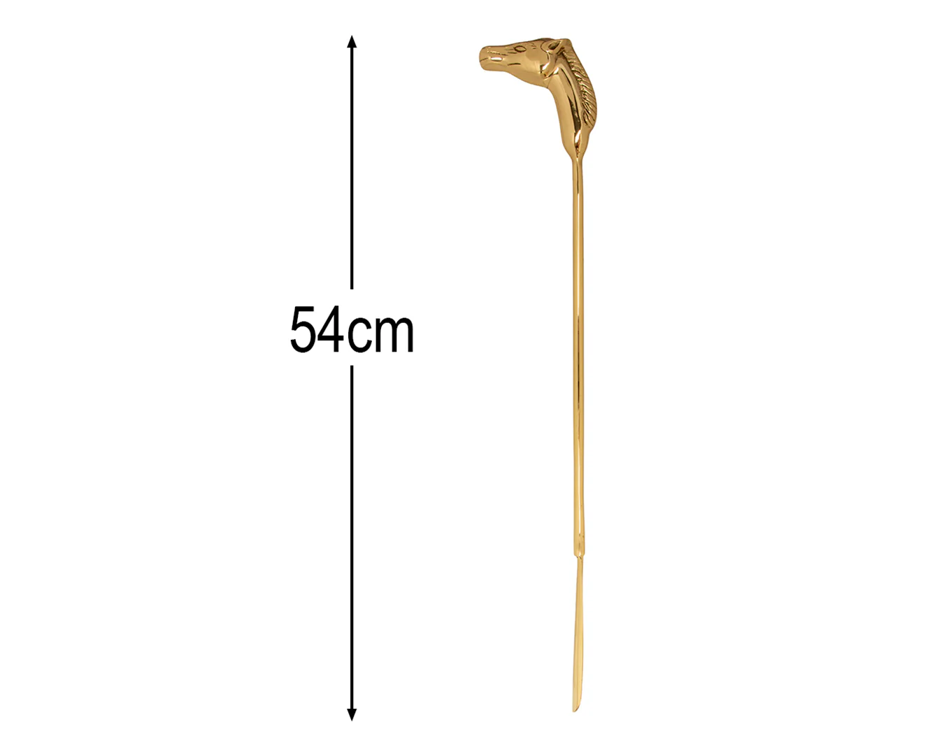 STC Brass Horse Head Shoe Horn - Image 2
