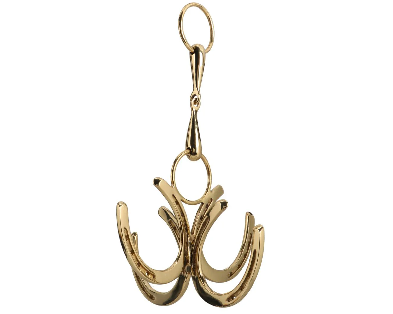 Brass Horseshoe & Bit Wall Hooks - Image 2