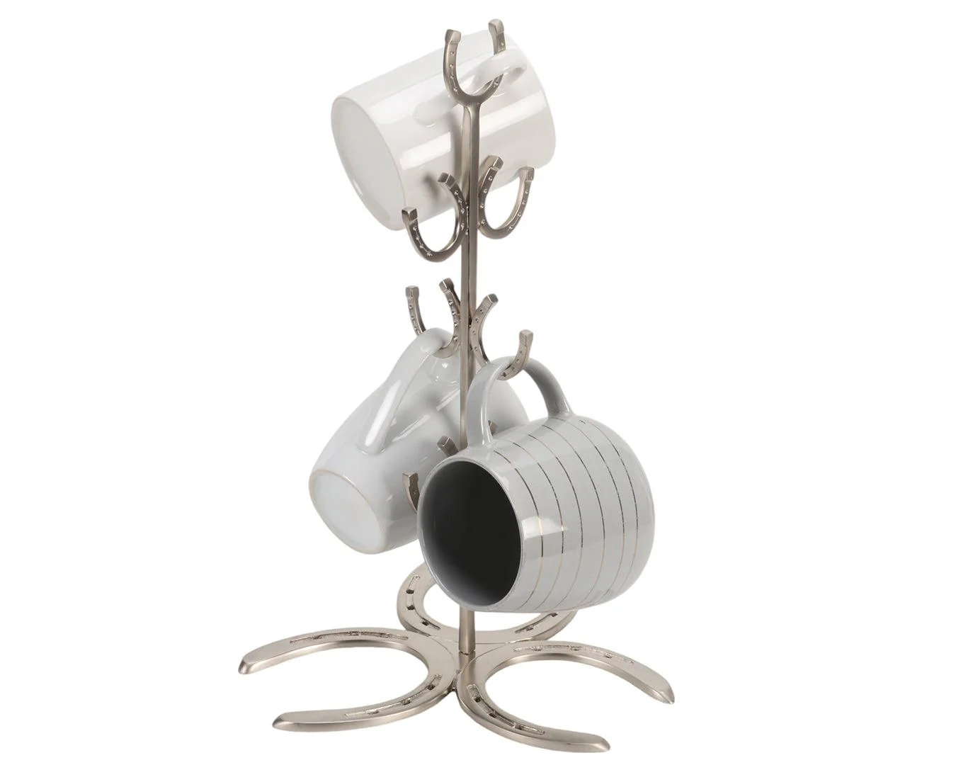 Brass Horseshoe Coffee Mug Holder - Image 3