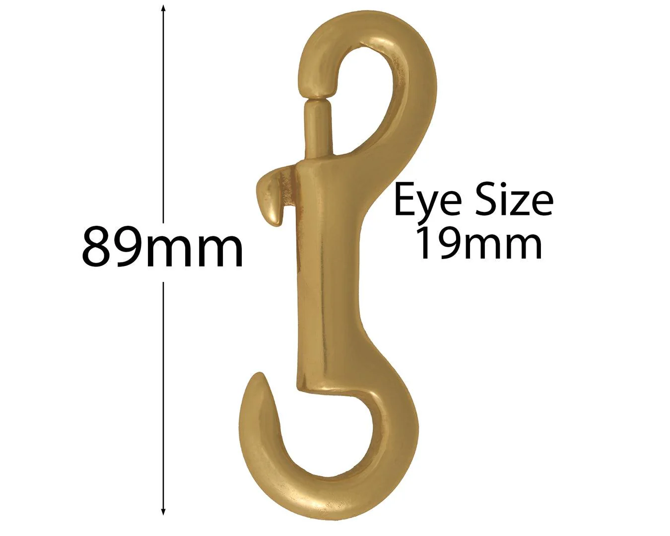 Brass Open Eye Snaphook - Image 2