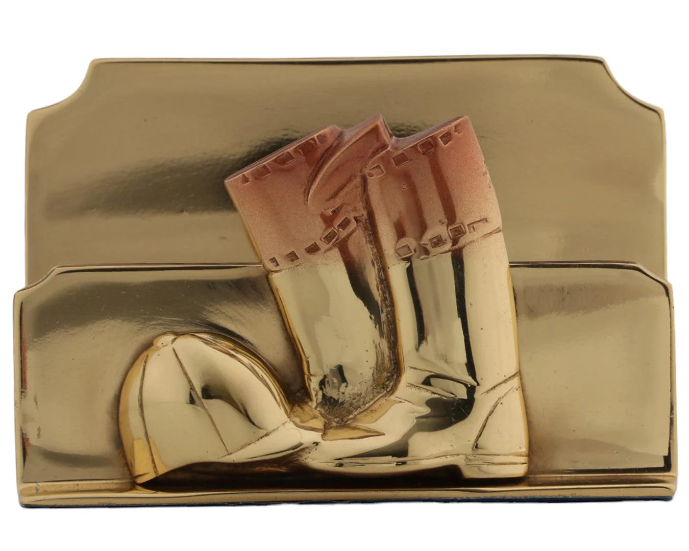 Brass Riding Boot Napkin Holder