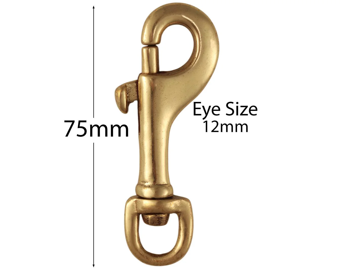 Brass Round Eye Swivel Snaphooks - Image 6