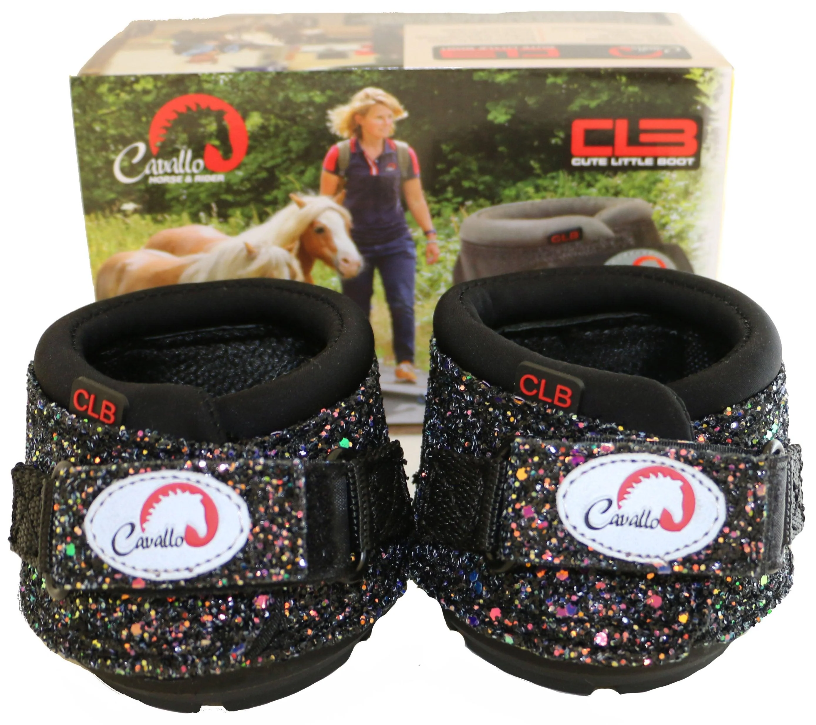 Cavallo CLB Mini/Pony Bling Hoof Boots - Regular Sole - Pair - Image 3