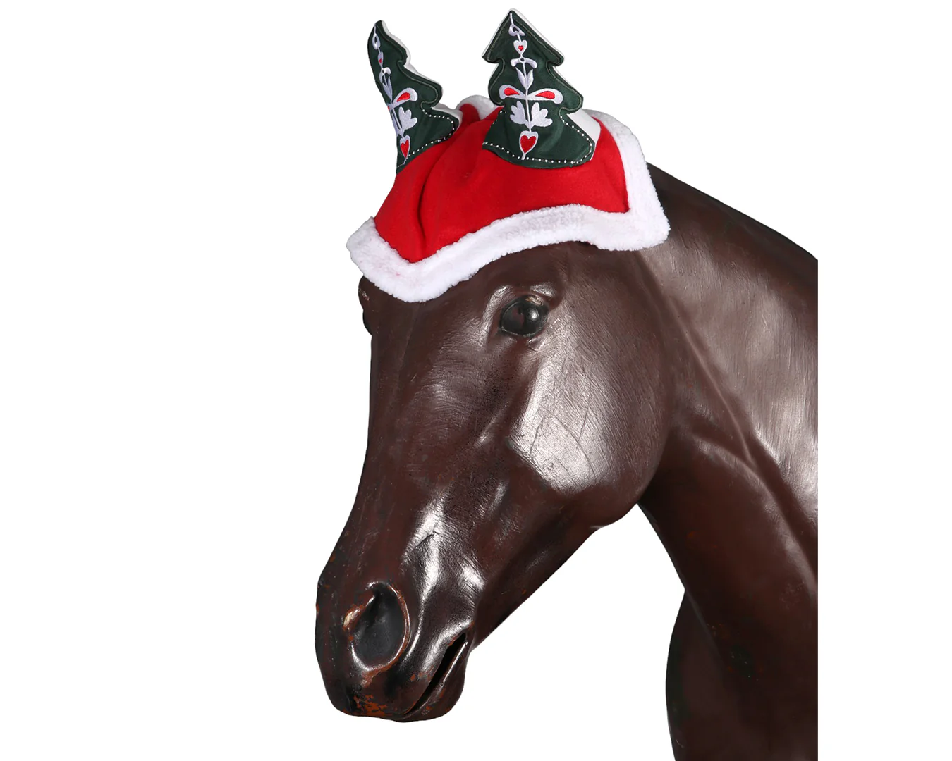 STC Christmas Horse Cap With Christmas Tree Ears