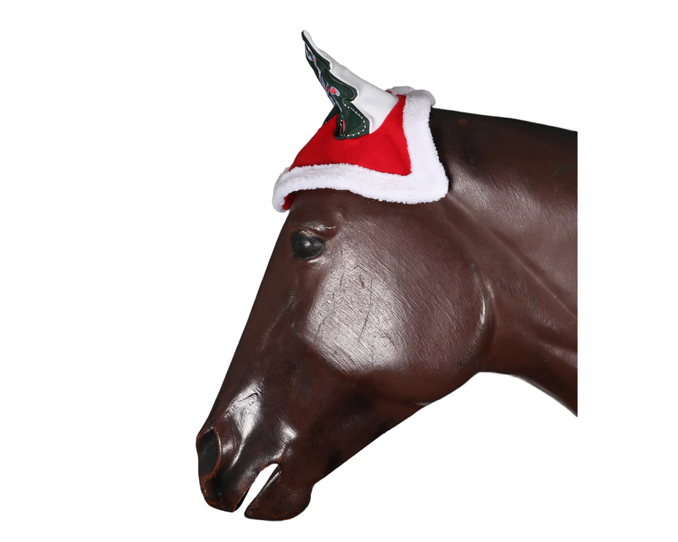 STC Christmas Horse Cap With Christmas Tree Ears - Image 2
