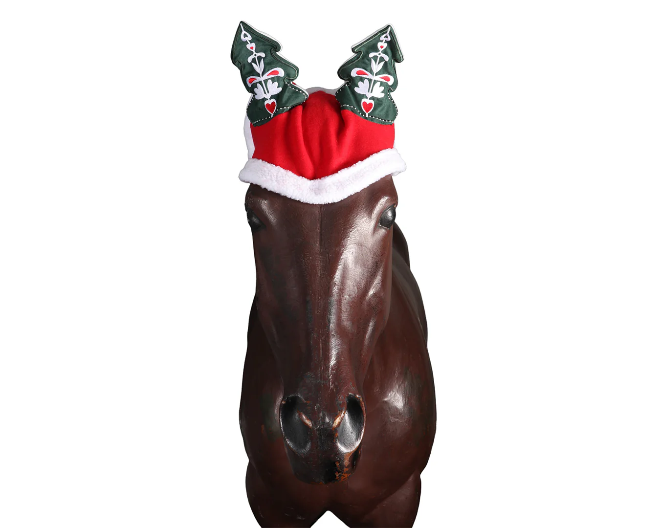 STC Christmas Horse Cap With Christmas Tree Ears - Image 3
