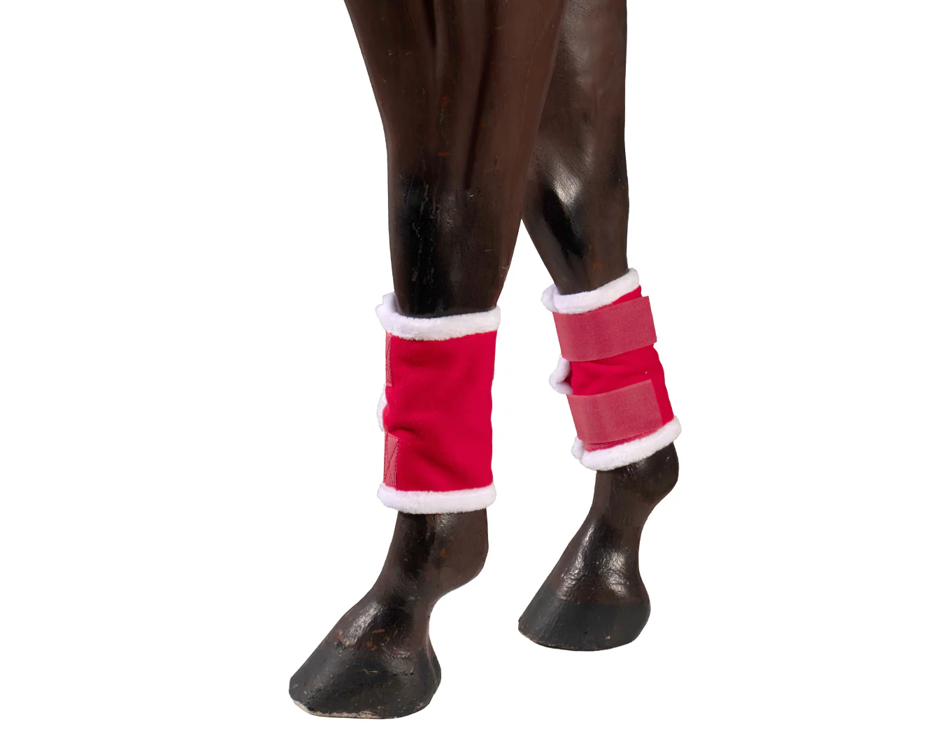STC Christmas Horse Riding Set - Santa Hat, Quarter Sheet, Leg Wraps, 3 Piece Bridle Set - Image 6
