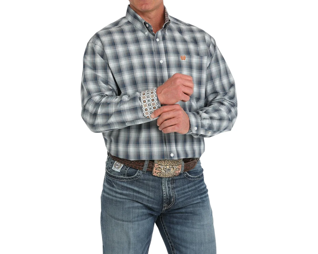 Cinch Mens Button Up Long Sleeve Shirt - Image 19