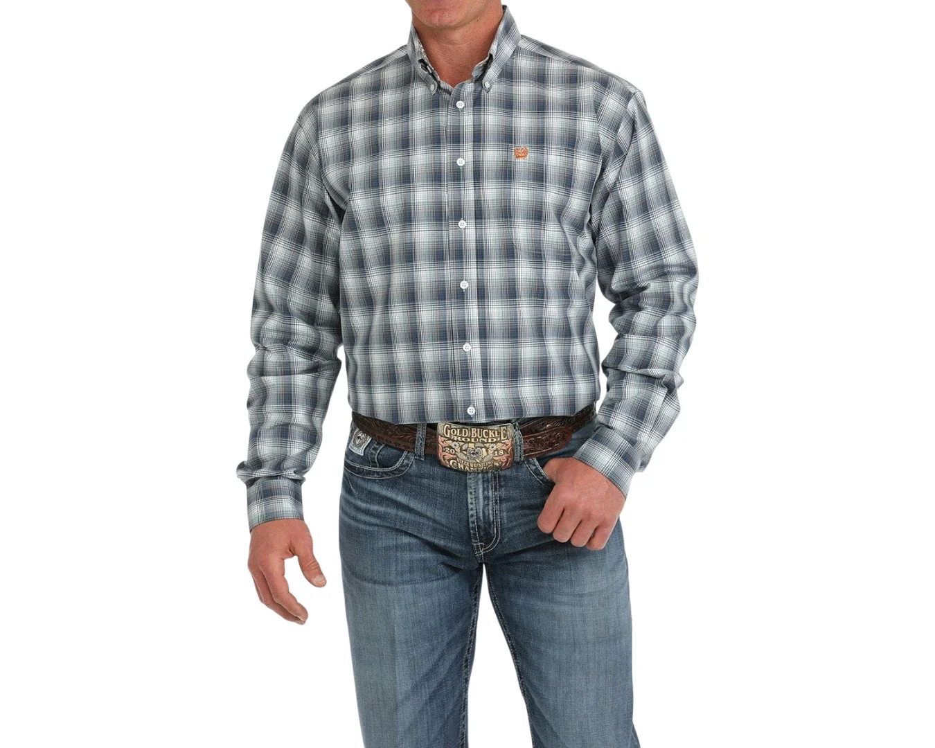 Cinch Mens Button Up Long Sleeve Shirt - Image 20