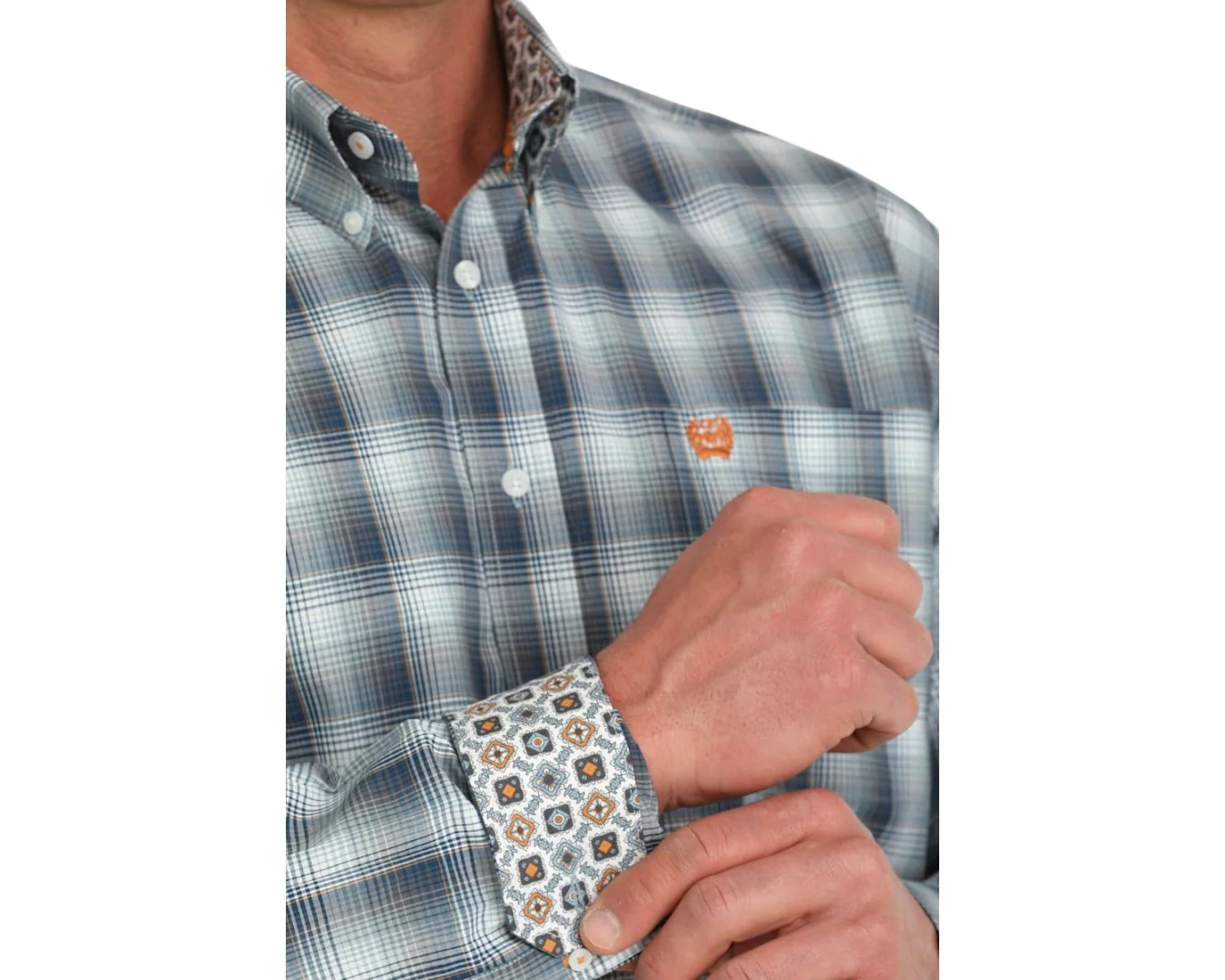 Cinch Mens Button Up Long Sleeve Shirt - Image 21