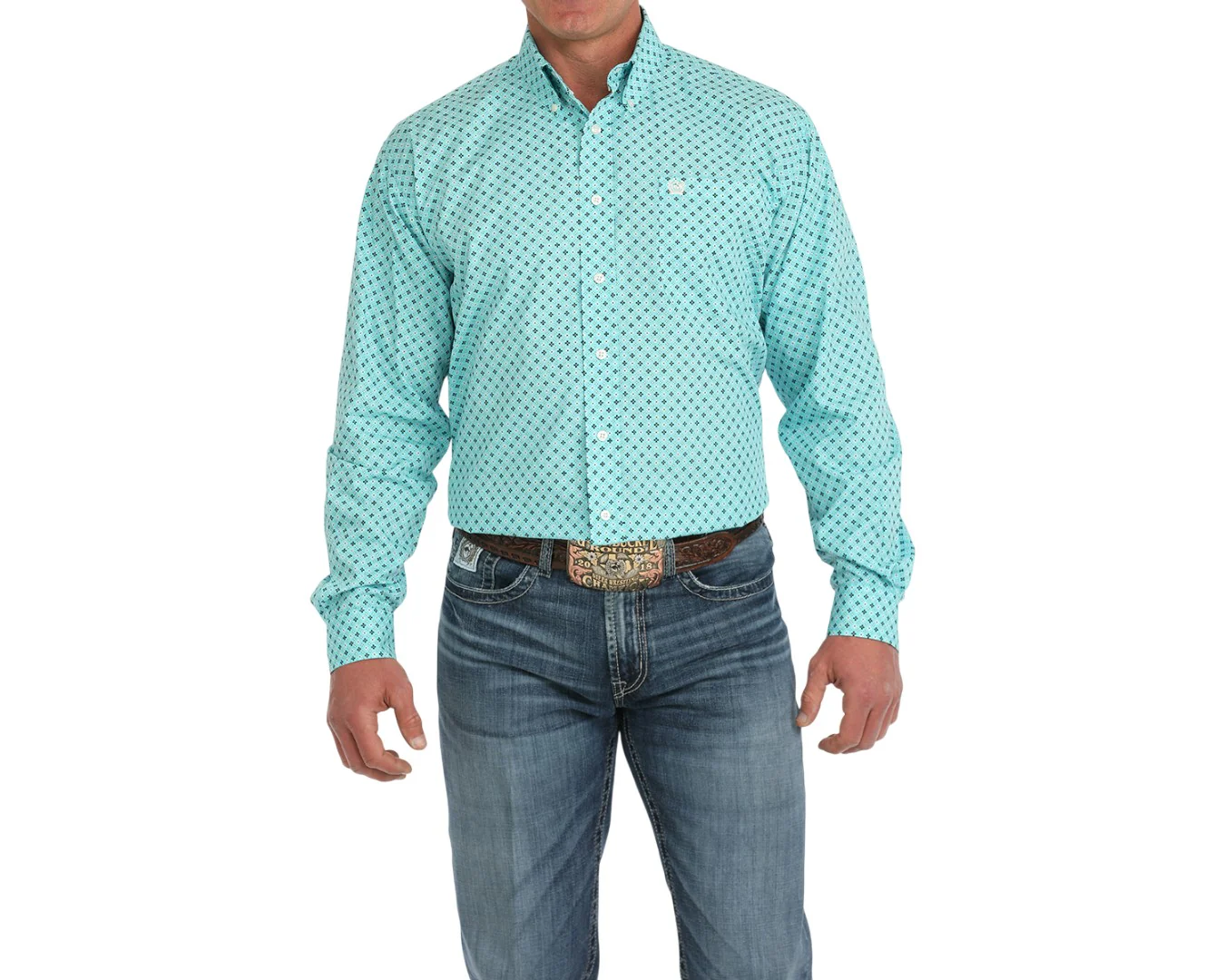 Cinch Mens Button Up Long Sleeve Shirt - Image 29