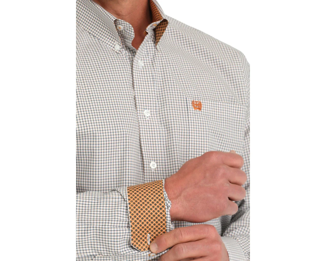 Cinch Mens Button Up Long Sleeve Shirt - Image 6
