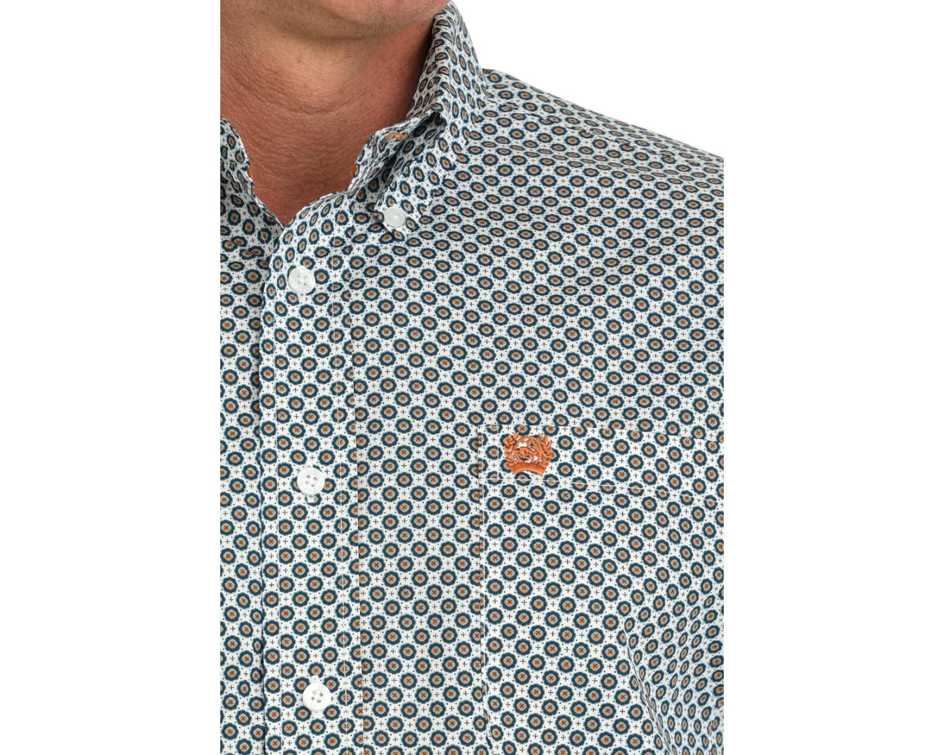 Cinch Mens Button Up Long Sleeve Shirt - Image 9