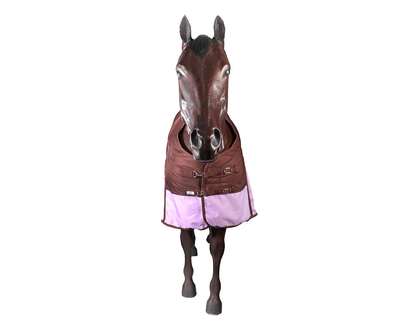 Conrad 1200D Horse Rug - Chocolate & Lilac - Image 12