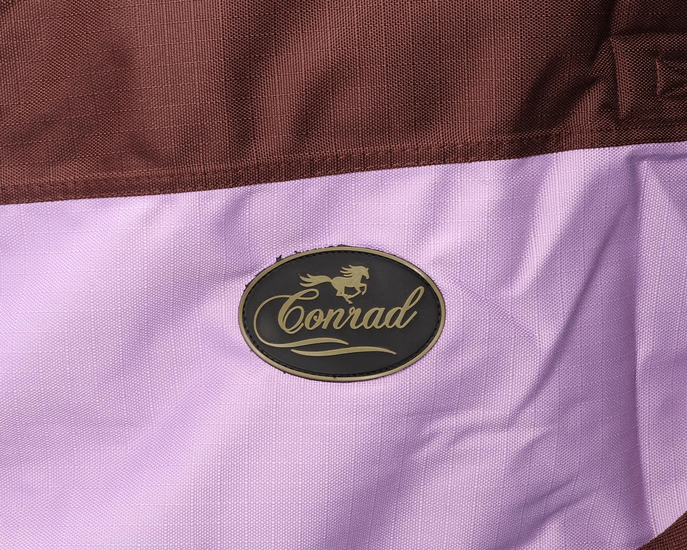 Conrad 1200D Horse Rug - Chocolate & Lilac - Image 9