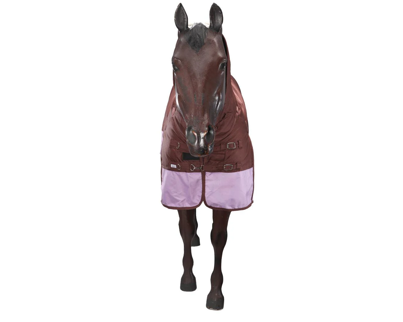 Conrad 1200D Horse Rug Combo - Chocolate & Lilac - Image 10