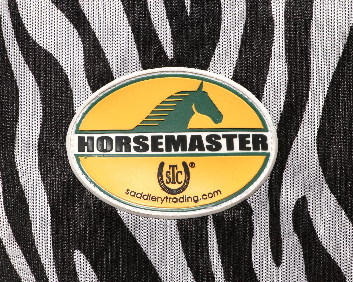 Horsemaster Fly Mesh Combo Rug - Zebra Print - Image 7