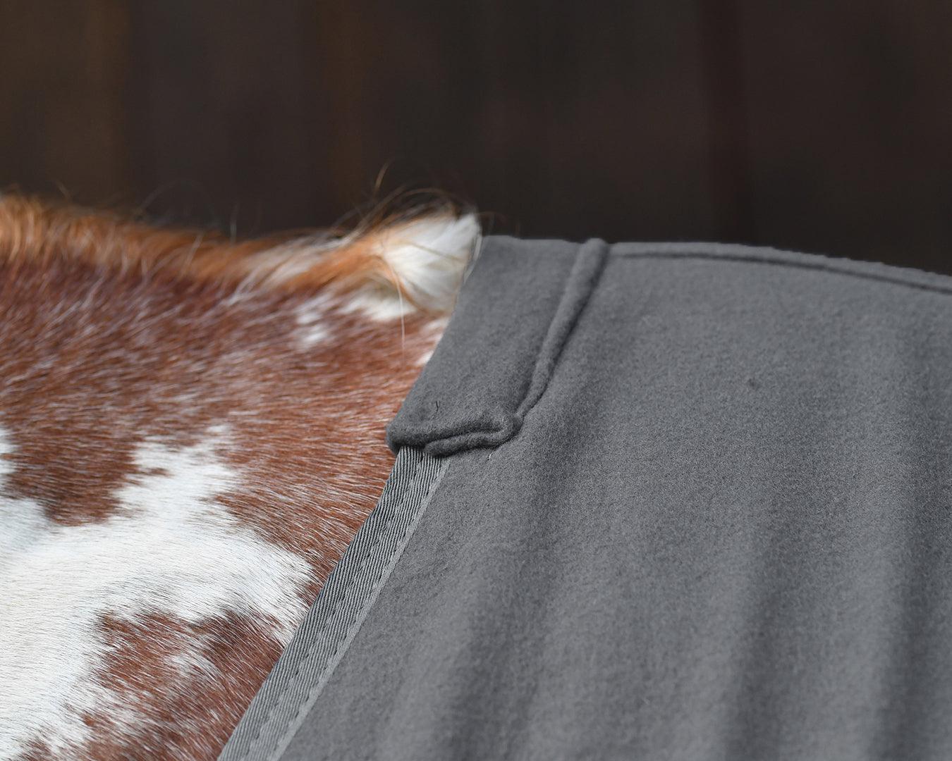 Conrad Polar Fleece Horse Rug - Grey - Image 2