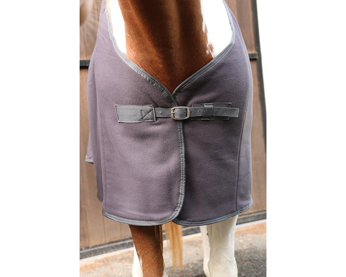 Conrad Polar Fleece Horse Rug - Grey - Image 5