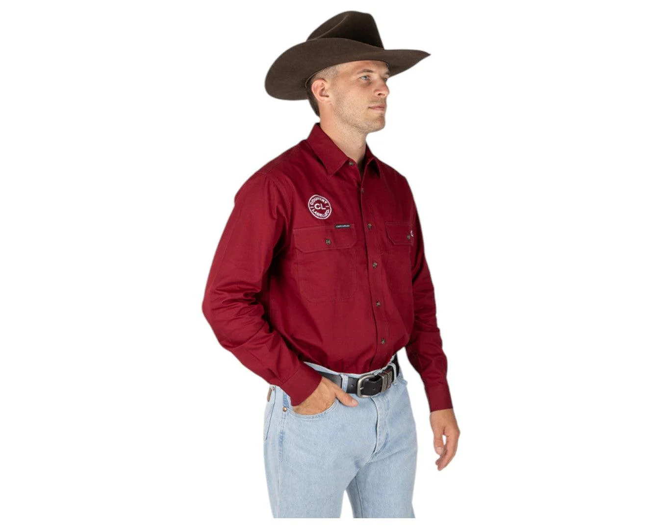 Country Labelled 'The Cattleman' Work Shirt - Image 13