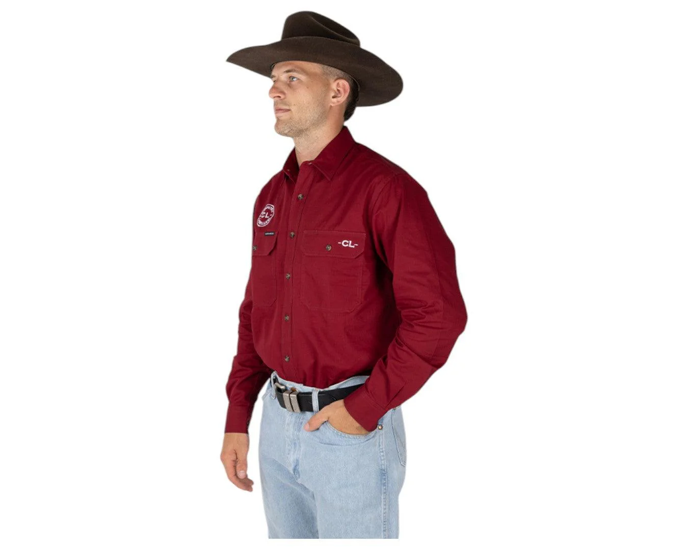 Country Labelled 'The Cattleman' Work Shirt - Image 14