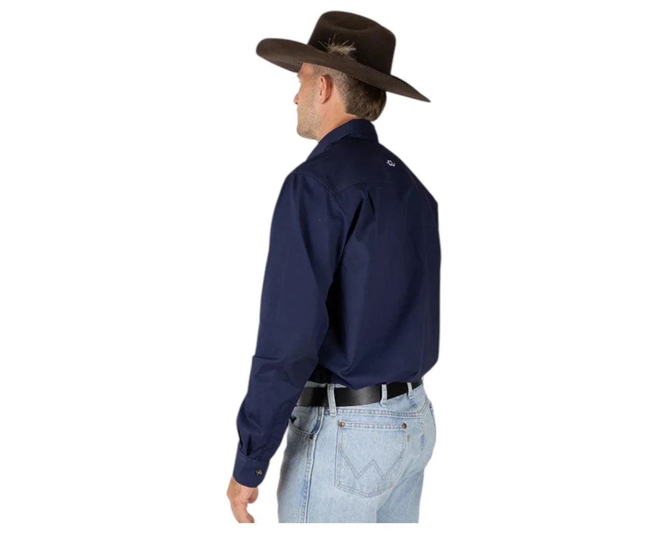Country Labelled 'The Cattleman' Work Shirt - Image 3