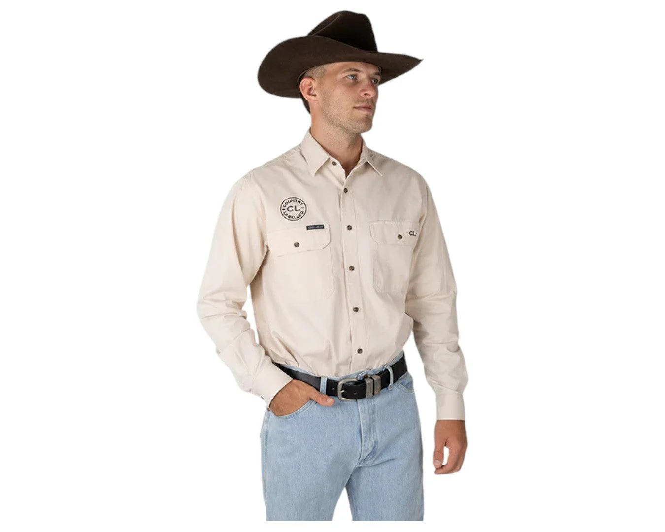 Country Labelled 'The Cattleman' Work Shirt - Image 5
